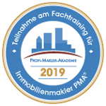 Immobilienmakler PMA 2019 - Zertifikat für Weiland Immobilien Bremen