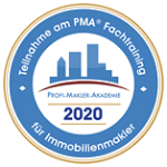 Immobilienmakler PMA 2020 - Zertifikat für Weiland Immobilien Bremen
