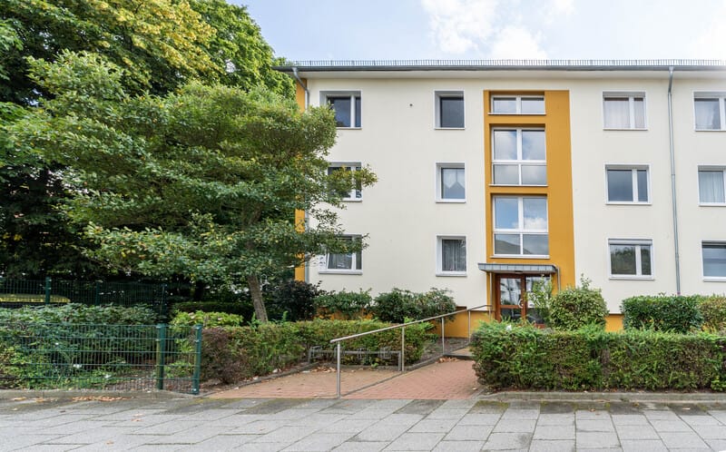 Straßenansicht (5) Moderne 3 Zimmerwohnung in Bremen-Huchting zu vermieten