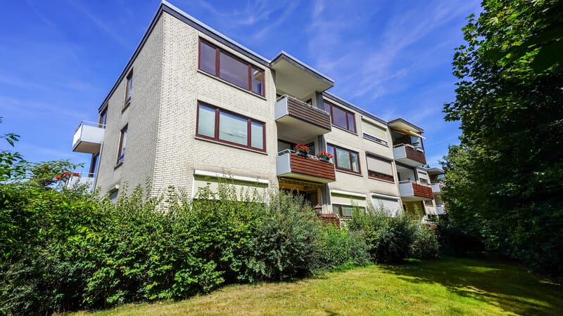 Rückseite verkleinert Reihenendhaus in Bremen Huchting zu verkaufen durch Weiland Immobilien Bremen